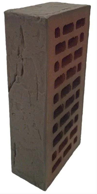 Кирпич облицовочный Графит Флэш одинарный 1 NF Бук ВКЗ