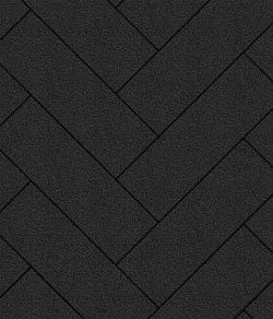 Тротуарная плитка ПРЯМОУГОЛЬНИК 600х200 Гранит Черный Б.6.П.8 Выбор 80 мм