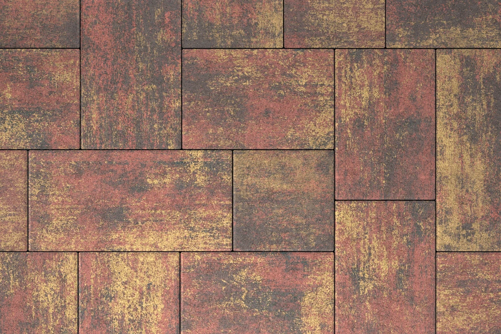 Тротуарная плитка Мозаика XL Закат Stellard 60 мм