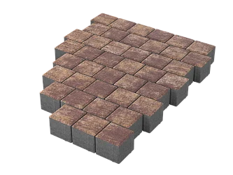 Тротуарная плитка Квадрат 10х10 Гавана Stellard 60 мм