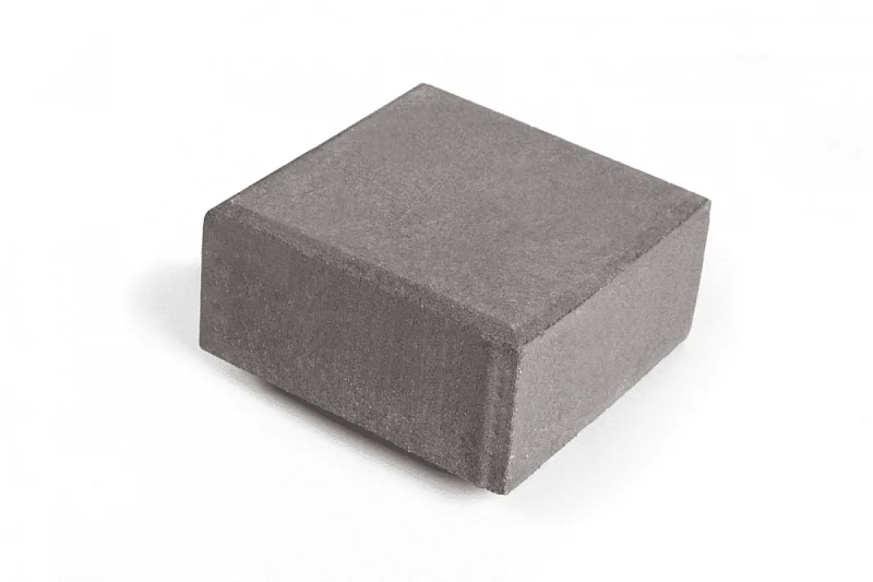 Тротуарная плитка Квадрат Нобетек 3К8Ф Серый 80 мм