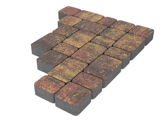 Тротуарная плитка Старый город Закат Stellard 60 мм