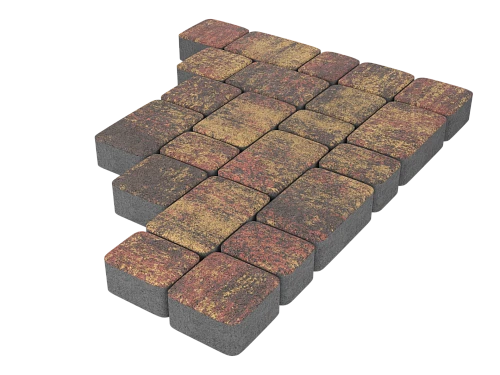 Тротуарная плитка Старый город Грей Stellard 40 мм