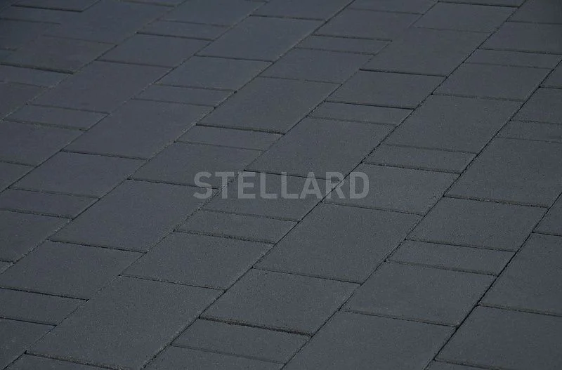 Тротуарная плитка Новый город Черный Stellard 60 мм