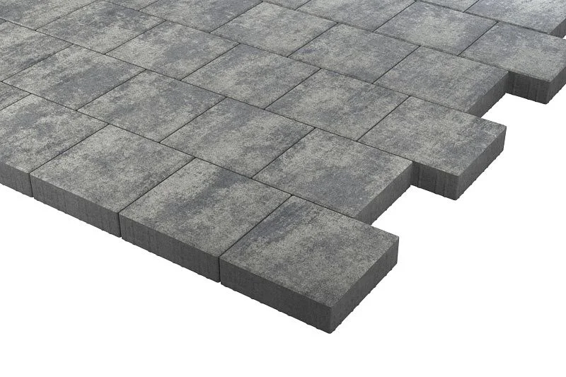 Тротуарная плитка Квадрат 30х30 Грей Stellard 80 мм