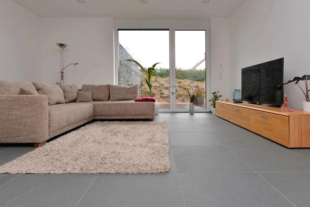 Плитка Сланец Серый (натуральный скол) 600х600 Pharaon