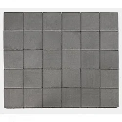 Тротуарная плитка Лувр, Серый BRAER 60 мм