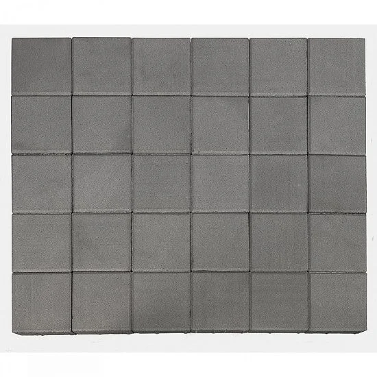 Тротуарная плитка Лувр, Серый BRAER 60 мм