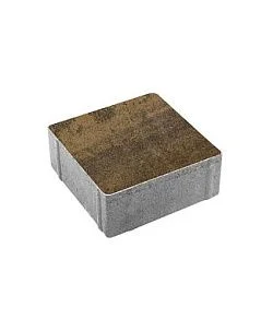 Тротуарная плитка КВАДРАТ 200х200 Листопад гладкий Мокко Б.2.К.6 Выбор 60 мм