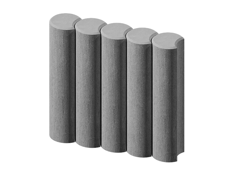 Палисад круглый серый Stellard