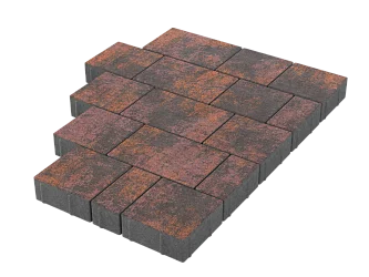 Тротуарная плитка Новый город Браун Stellard 60 мм