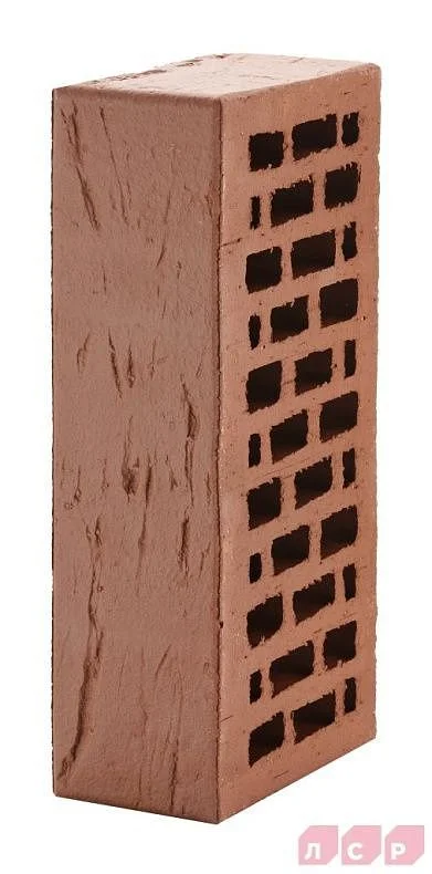 Кирпич лицевой пустотелый коричневый 1 NF рустик ЛСР