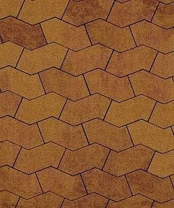 Тротуарная плитка S-ФОРМА Листопад Гранит Каир В.3.Ф.10 Выбор 100 мм