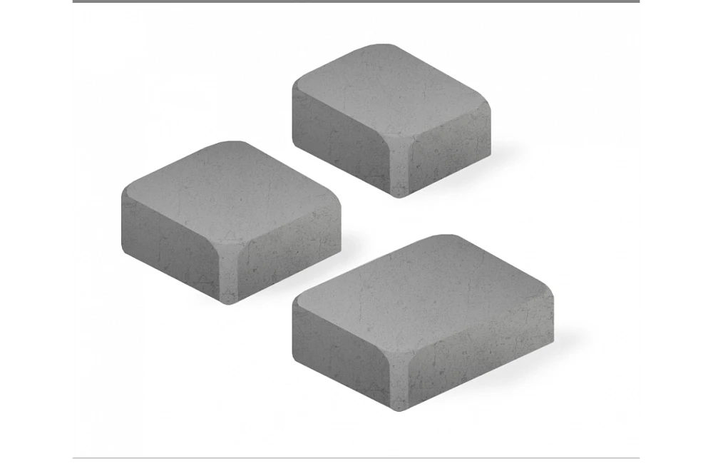 Тротуарная плитка Новая Классика 1НКЛ5Ф Нобетек Темно-Серая 50 мм