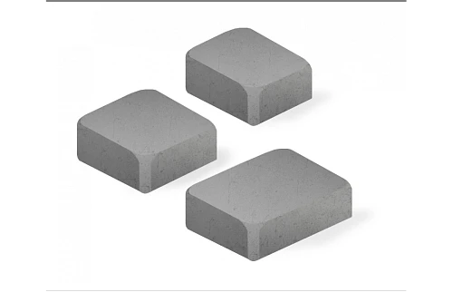 Тротуарная плитка Новая Классика 1НКЛ5Ф Нобетек Светло-Серая 50 мм