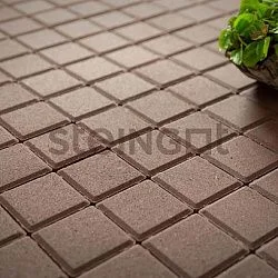 Тротуарная плитка Квадрат 100*100 Темно-Коричневый (верхний прокрас) Steingot 60 мм