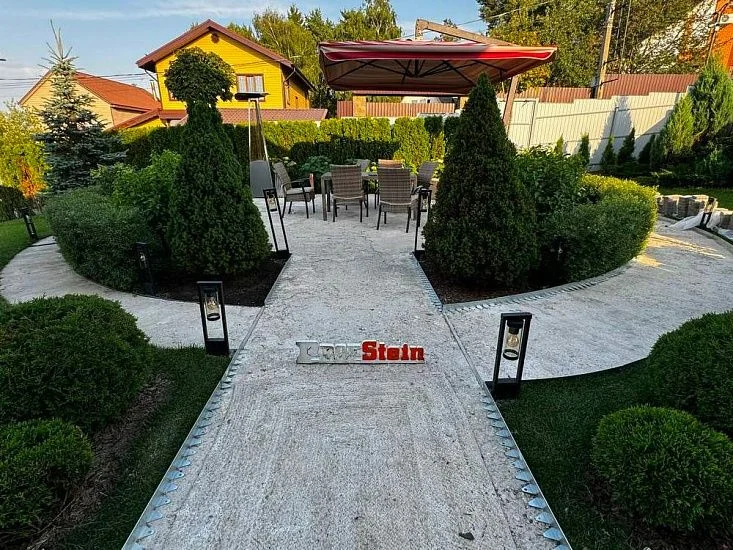 Металлический бордюр 1200*70*45*1,5 компл.