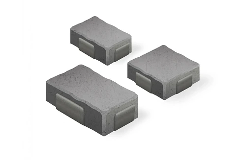 Тротуарная плитка Старый Город 2СГ5Ф Нобетек Белая 50 мм