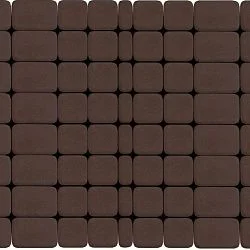 Тротуарная плитка Классико, Коричневый BRAER 60 мм