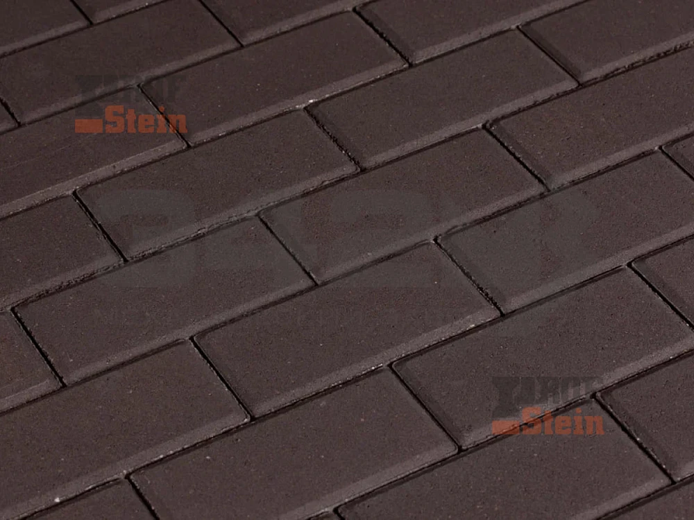 Тротуарная плитка Брусчатка, Коричневый 342 МЗ 60 мм