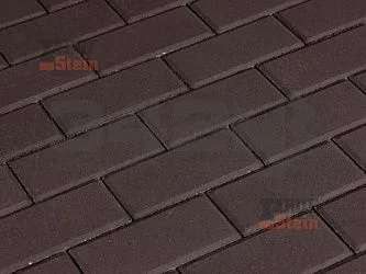 Тротуарная плитка Брусчатка, Коричневый 342 МЗ 60 мм