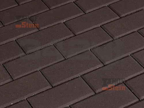 Тротуарная плитка Брусчатка, Красный 342 МЗ 60 мм