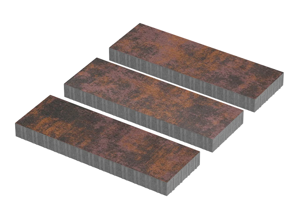 Тротуарная плитка Патио XL Браун Stellard 80 мм