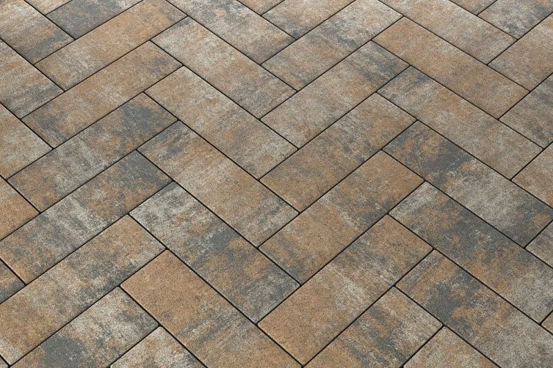 Тротуарная плитка Паркет Каньон Stellard 80 мм