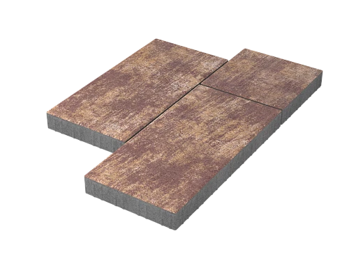 Тротуарная плитка Мозаика XL Грей Stellard 60 мм