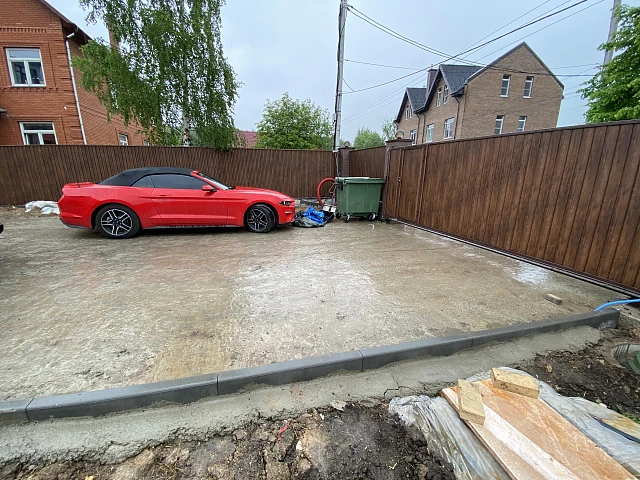 Укладка тротуарной плитки Бавария Травертин