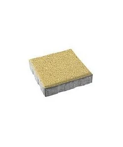 Тротуарная плитка КВАДРАТ 400х400 Стандарт Желтый Б.6.К.6 Выбор 60 мм