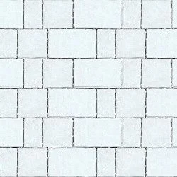 Тротуарные плиты Новый город Лион Белый Гладкая SteinRus 80 мм