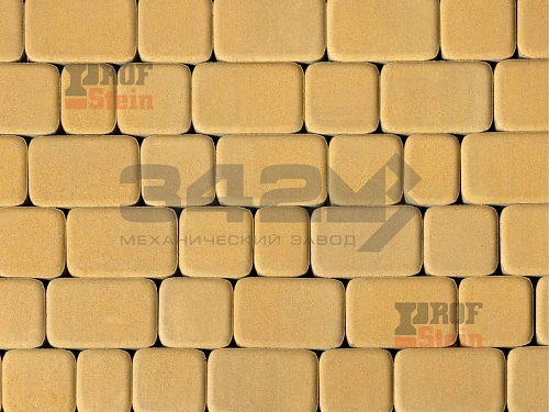 Тротуарная плитка Классика, Желтый 342 МЗ 60 мм