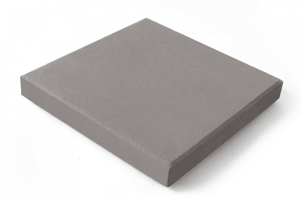 Тротуарная плитка Квадрат Нобетек 1К5Ф 400Х400 мм Серая 50 мм