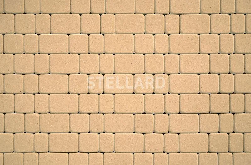 Тротуарная плитка Старый город Желтый Stellard 40 мм