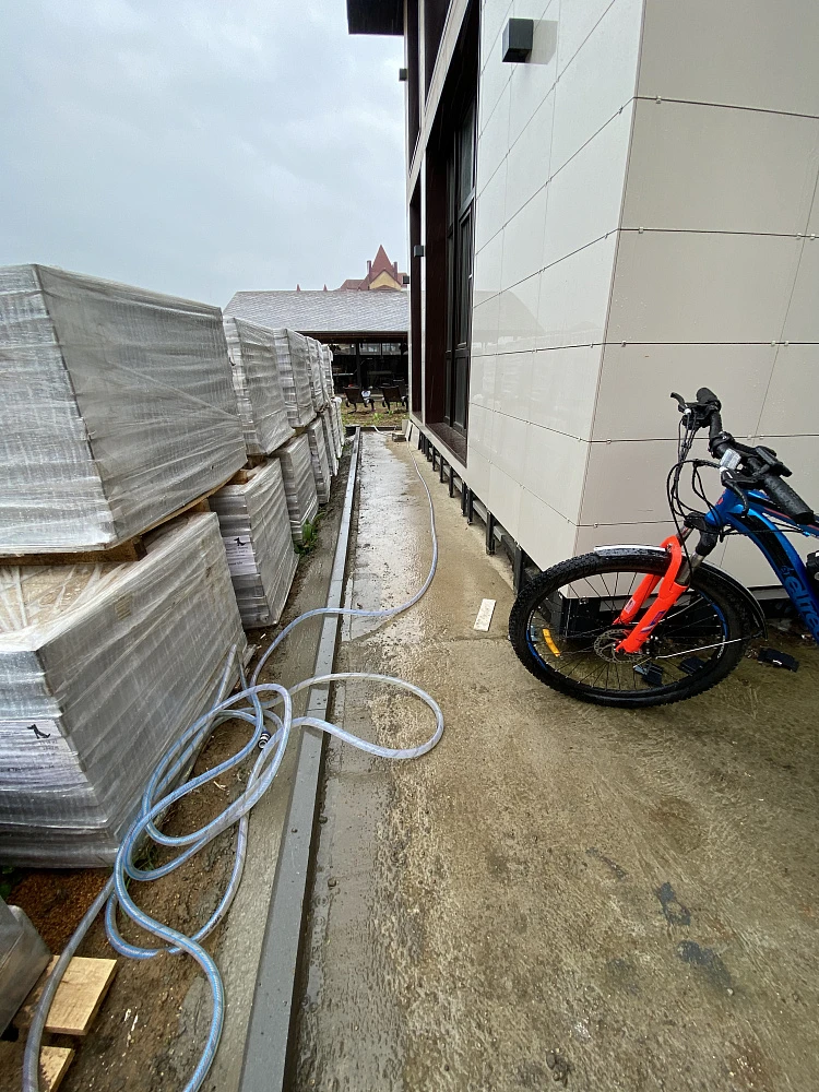 Укладка тротуарной плитки Бавария Травертин