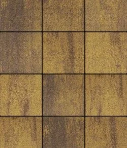 Тротуарная плитка КВАДРАТ 300х300 Листопад гранит Янтарь Б.1.К.6 Выбор 60 мм