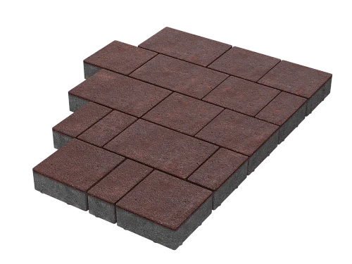 Тротуарная плитка Новый город Черный Stellard 40 мм