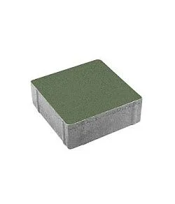 Тротуарная плитка КВАДРАТ 200х200 Стандарт Зеленый Б.2.К.6 Выбор 60 мм