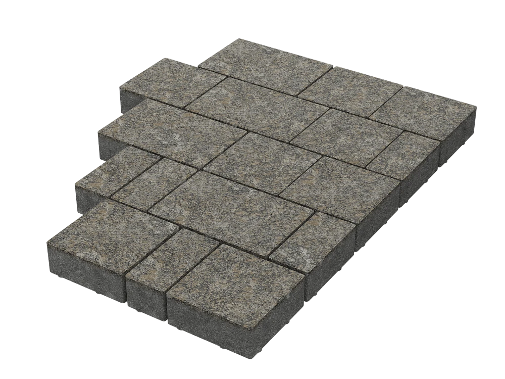 Тротуарная плитка Новый город Китайский гранит Stellard 60 мм