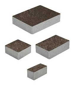 Тротуарная плитка МЮНХЕН Листопад гранит Хаски Б.2.Фсм.6 Выбор 60 мм