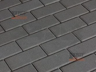 Тротуарная плитка Брусчатка, Серый 342 МЗ 80 мм