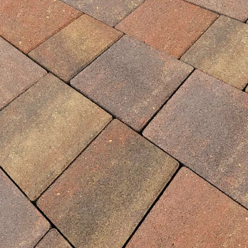 Тротуарная плитка КОЛОР МИКС №3 Малахит НОВЫЙ ГОРОД 1НГ4Ф Нобетек 40 мм