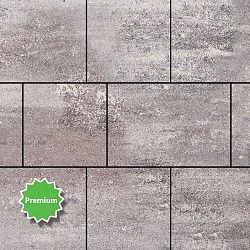 Тротуарная плитка Инсбрук Ланс Умбра Гладкая SteinRus 60 мм