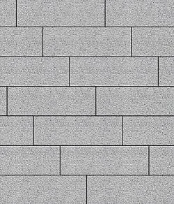 Тротуарная плитка ПРЯМОУГОЛЬНИК 750х250 Гранит Белый Б.12.П.8 Выбор 80 мм