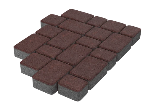 Тротуарная плитка Старый город Желтый Stellard 40 мм