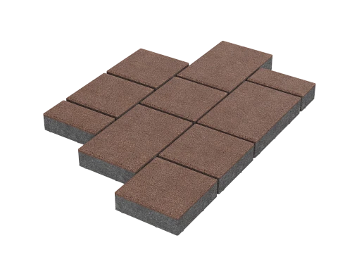 Тротуарная плитка Мозаика XL Черный Stellard 60 мм