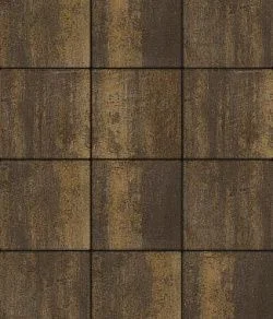 Тротуарная плитка КВАДРАТ 300х300 Листопад гладкий Мокко Б.1.К.6 Выбор 60 мм
