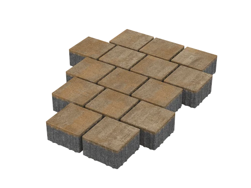 Тротуарная плитка Квадрат 15х15 Каньон Stellard 80 мм