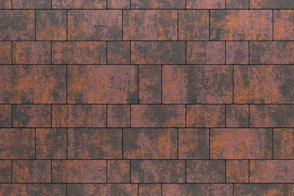 Тротуарная плитка Микс Сити Браун Stellard 60 мм